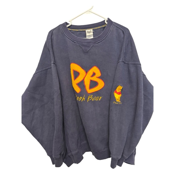 Vintage Disney Winnie the Pooh Crewneck - Navy - Picture 2 of 6